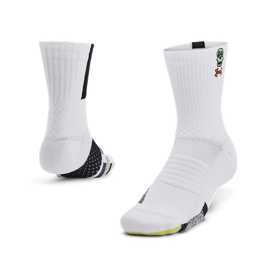 UNDER ARMOUR UNISEX DOTD PLAYMAKER 1PC SOCK 1382221-100