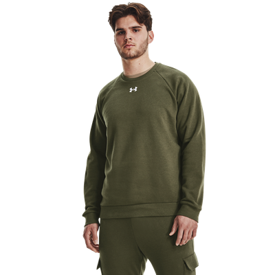 UNDER ARMOUR MEN RIVAL FLEECE CREW NECK T-SHIRT 1379755-390