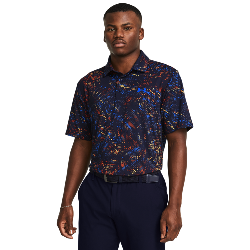 UNDER ARMOUR MEN PLAYOFF 3.0 PRINTED POLO SHIRT 1378677-415
