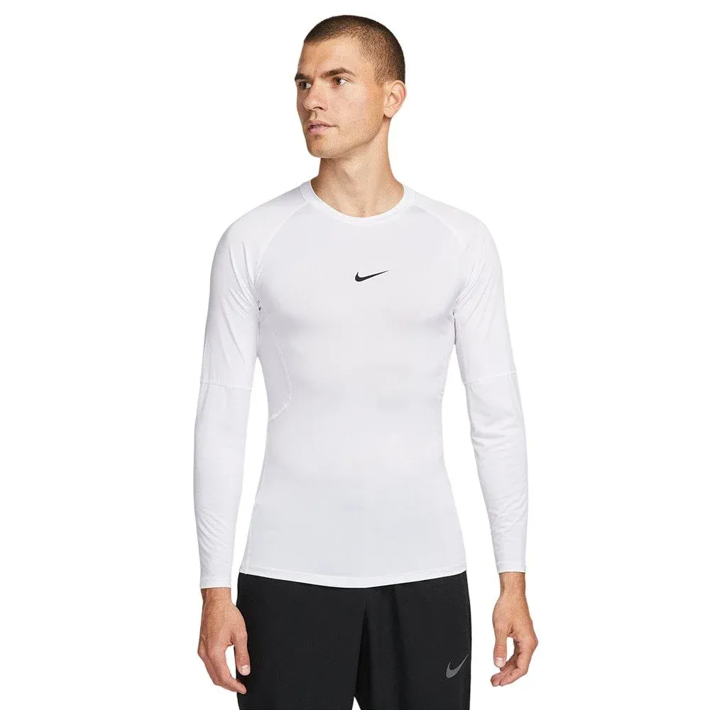 NIKE MEN DRI FIT TIGHT L/S FITNESS TOP FB7919-100