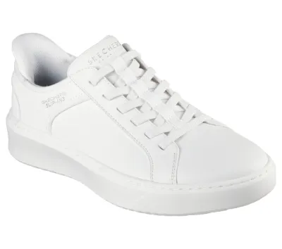 SKECHERS MEN COURTBREAK SNEAKER 183177 WHT