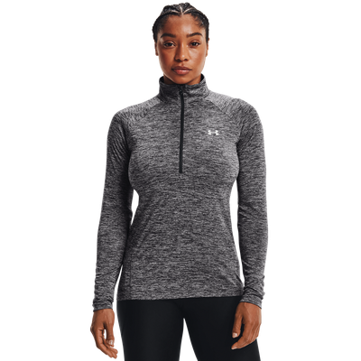UNDER ARMOUR WOMEN TECH 1/2 ZIP L/S TOP 1320128-010