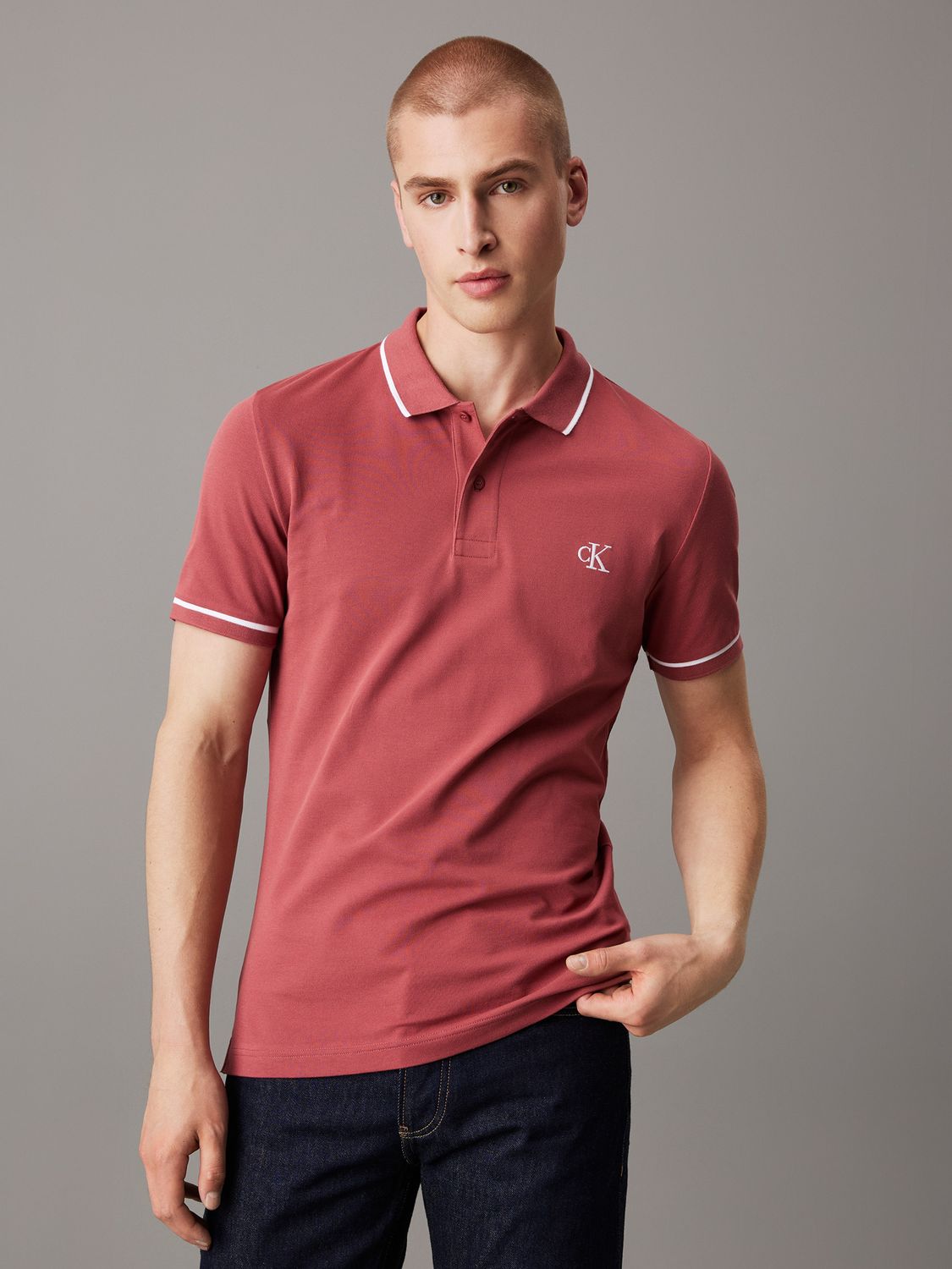 CALVIN KLEIN MEN TIPPING POLO SHIRT J30J315603VAI
