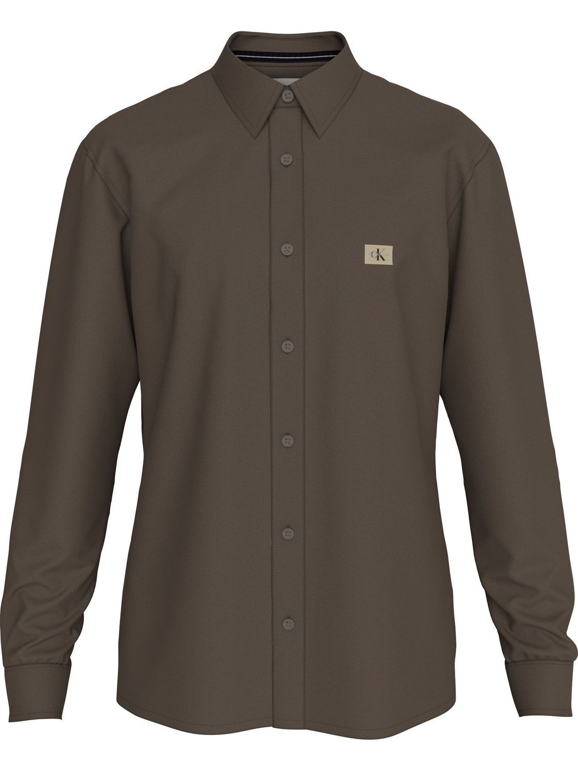 CALVIN KLEIN MEN WOVEN LABEL L/S SHIRT J30J326680PFV