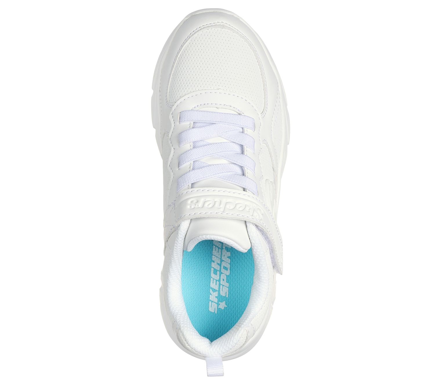 SKECHERS DYNAMIC DASH - TARDY SNEAKERS 302615L WHT