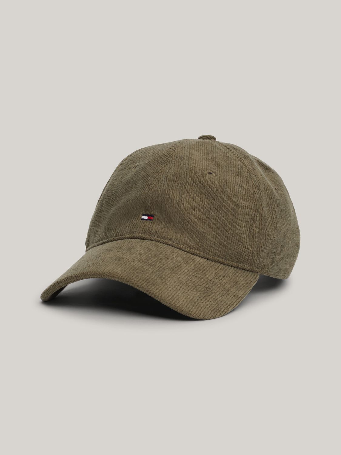 TOMMY HILFIGER MEN FLAG CORDUROY SOFT 6 PANEL CAP  AM0AM12757RBN