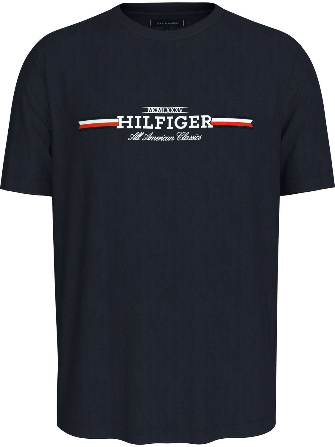 TOMMY HILFIGER MEN HILFIGER CHEST STRIPE T-SHIRT MW0MW36480DW5