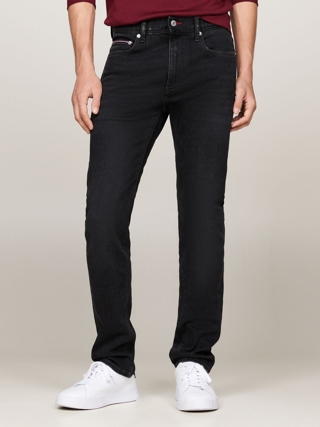 TOMMY HILFIGER MEN SLIM BLEECKER CROW DENIM PANT MW0MW373711B9