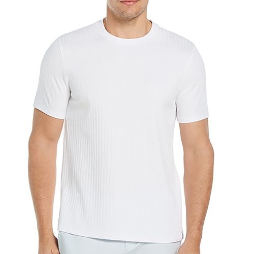 PERRY ELLIS MEN KNITTED RIB CREW-NECK T-SHIRT 4GSK7113-126