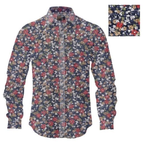 PERRY ELLIS MEN BLACK S/S DRESS SHIRT 4JFW8478-010
