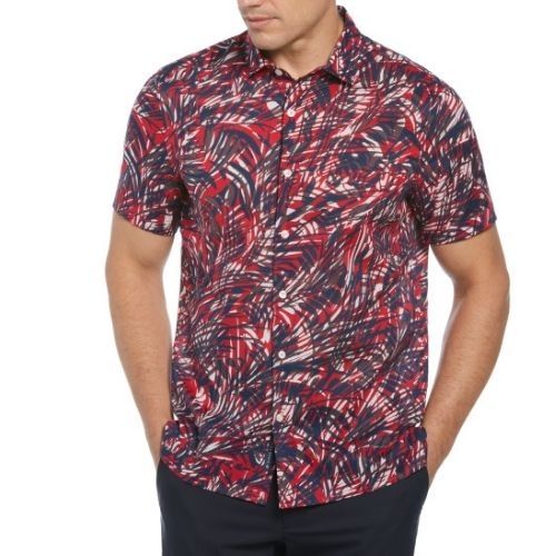 PERRY ELLIS MEN CASUAL S/S SHIRT 4JMW7023-650