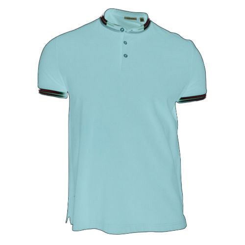PERRY ELLIS MEN BLUE POLO  S/S SHIRT 4JFK8407-436
