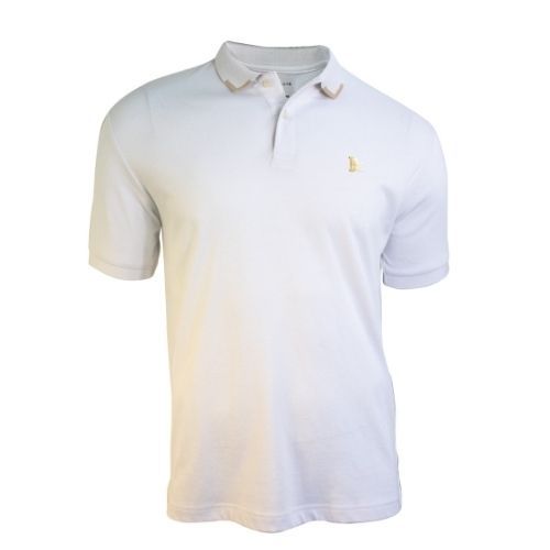 PERRY ELLIS MEN WHITE POLO  S/S SHIRT 4JFK8409-126