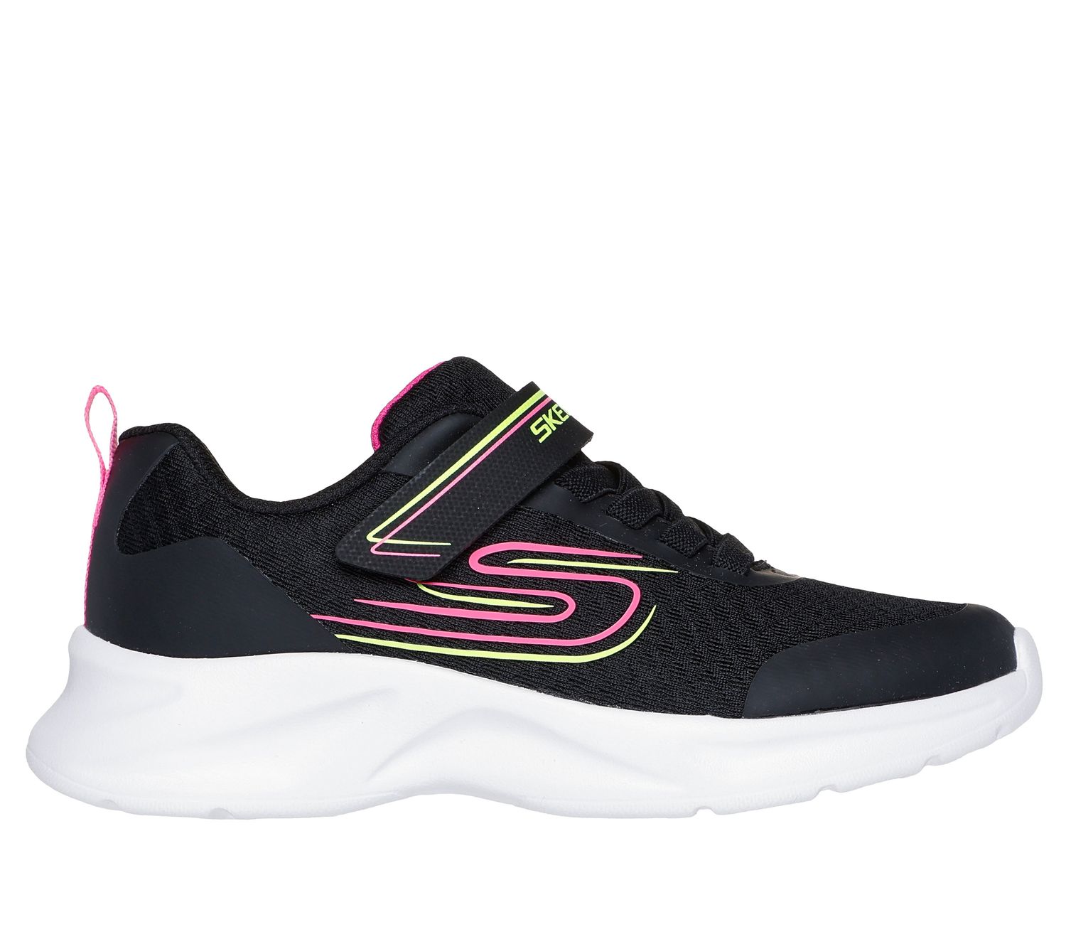 SKECHERS KIDS DYNAMATIC NON STOP SPEED SNEAKER 303577L BKHP