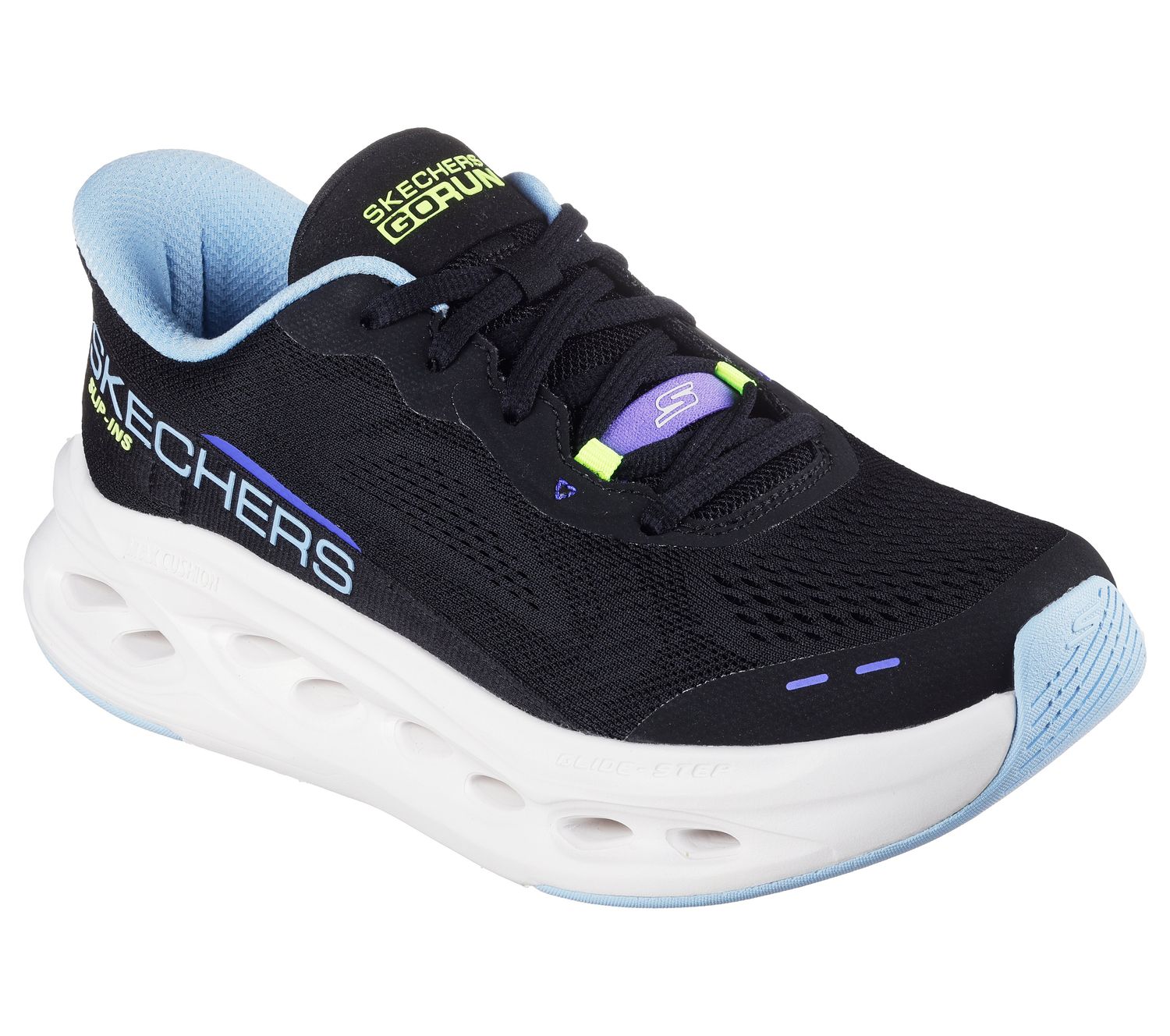 SKECHERS WOMEN MAX CUSHIONING SNEAKERS 129400 BKBL