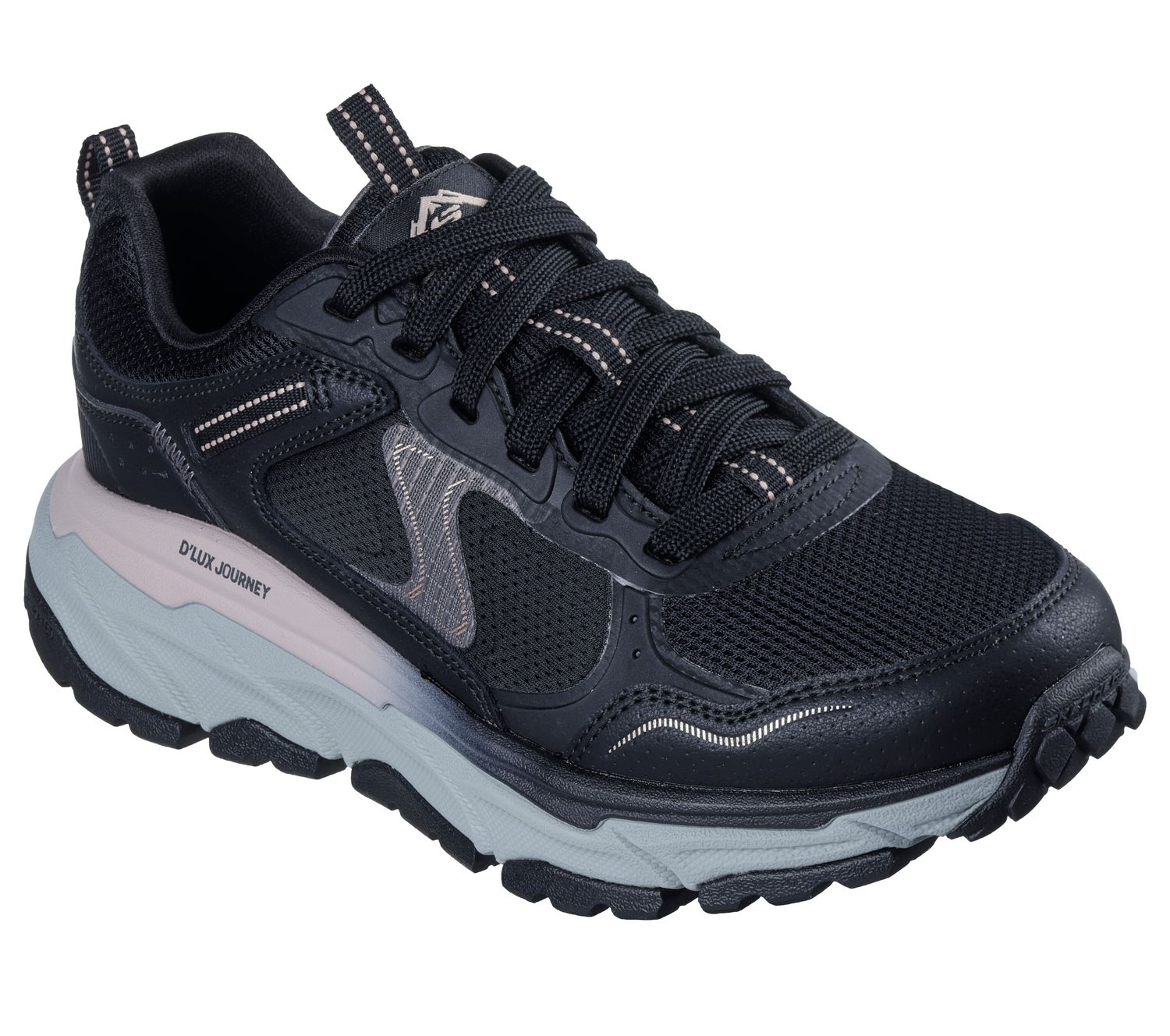 SKECHERS WOMEN D&#39;LUX JOURNEY SNEAKERS 180223 BKRG