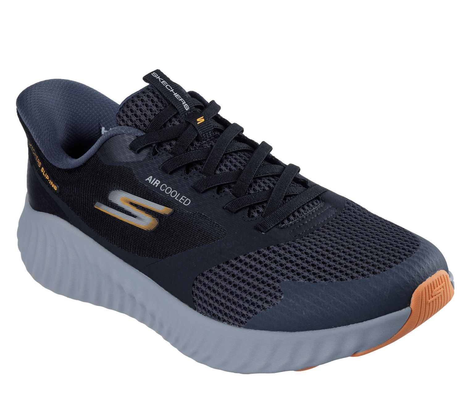 SKECHERS MEN GO RUN NOW SNEAKERS 220380 BKGY