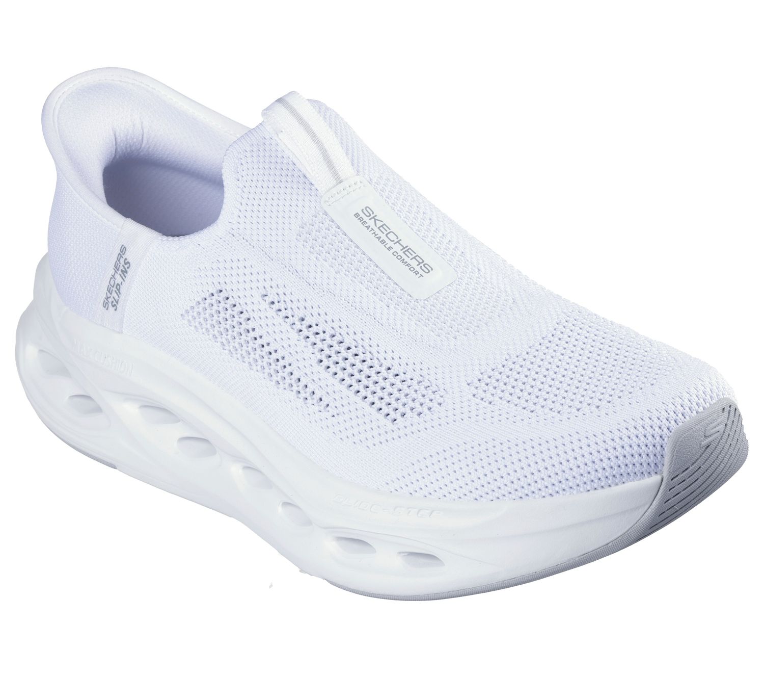 SKECHERS MEN MAX CUSHIONING SNEAKERS 220423 WHT