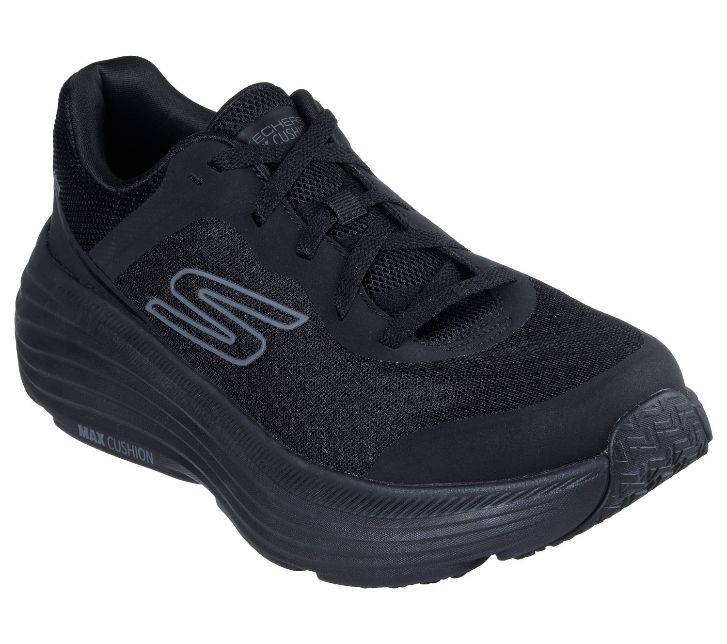 SKECHERS MEN MAX CUSHIONING  SNEAKERS 220613 BBK