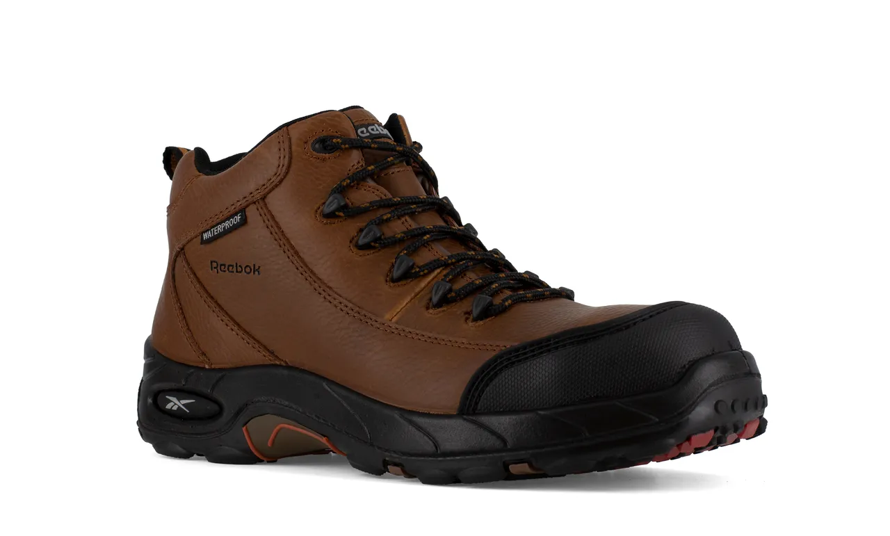 REEBOK MEN WP SPORT COMP TOE SAFETY BOOT RB4444 BROWN