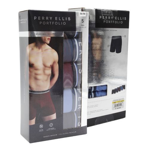 PERRY ELLIS MEN 5PK BOXER UMPE305-DRS