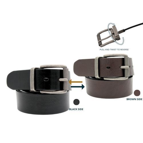 PERRY ELLIS MEN REVERSIBLE BELT TR07001-002