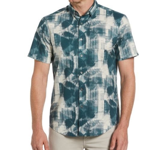 PERRY ELLIS MEN CASUAL S/S SHIRT 4JFW2001-114