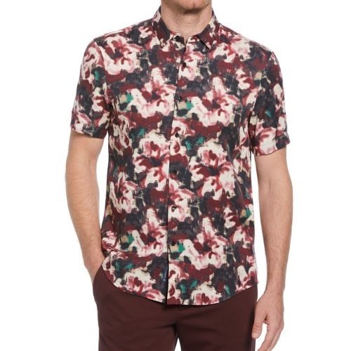 PERRY ELLIS MEN CASUAL S/S SHIRT 4JFW2002-944