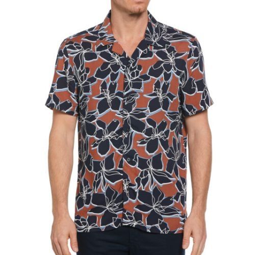 PERRY ELLIS MEN CASUAL S/S SHIRT 4JRW7016-974