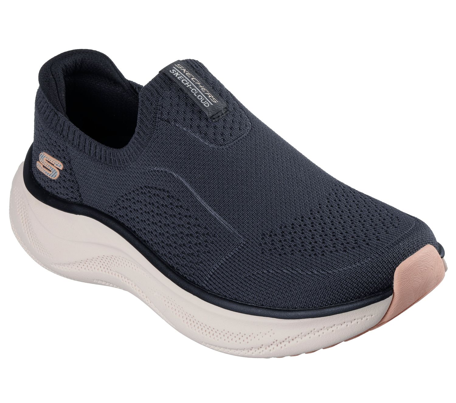 SKECHERS WOMEN SKECH CLOUD-SOFT SERENITY SNEAKER 150563 BKCL