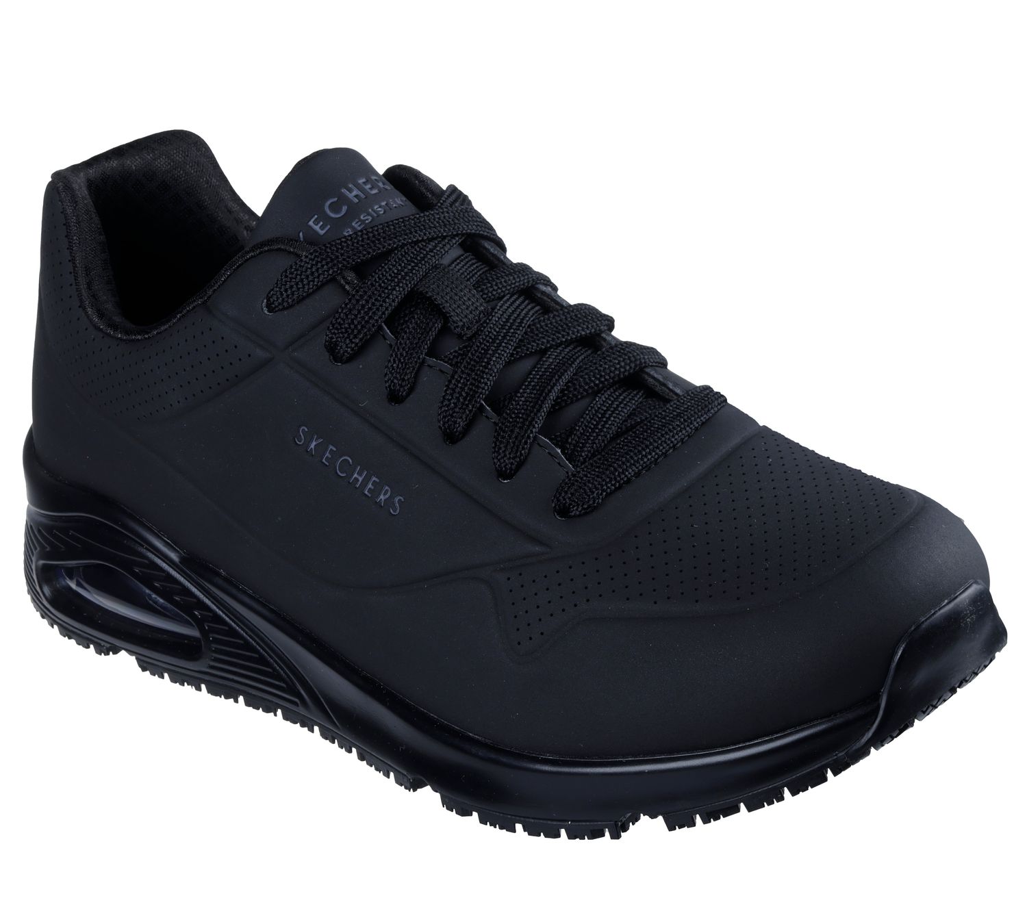 SKECHERS MEN UNO SR-SUTAL SNEAKER 200054 BLK