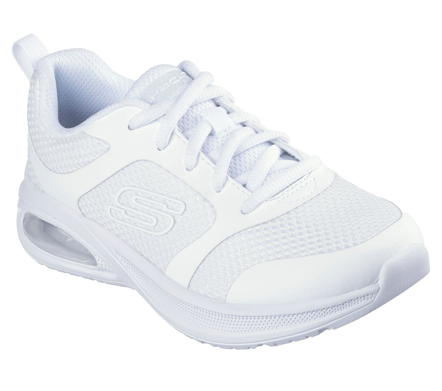 SKECHERS GIRLS MICROSPEC MAX ADVANCE-UNSTOPP SNEAKER 303637L WHT