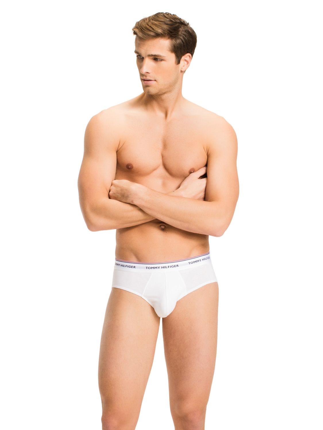 TOMMY HILFIGER MEN STRETCH BRIEF 3PK 1U87903766004