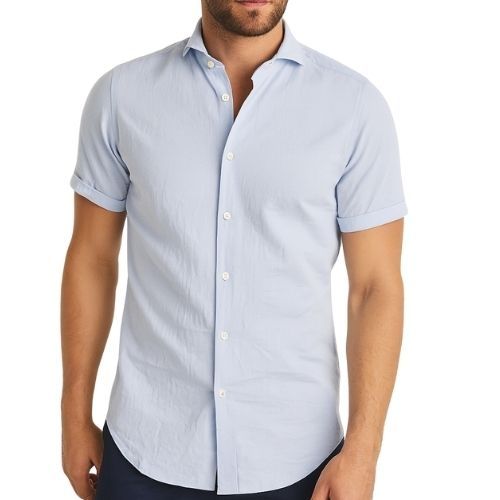 PERRY ELLIS MEN CASUAL S/S SHIRT 4KFW8265-436