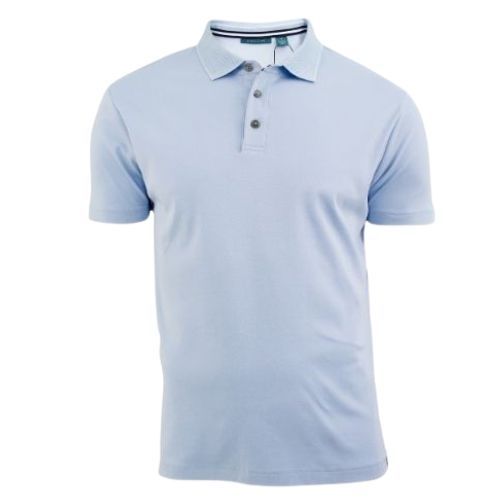 PERRY ELLIS MEN POLO LT. BLUE S/S SHIRT 4IFK7060-436