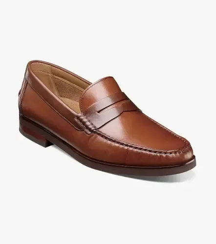 FLORSHEIM MEN BERKLEY BROWN DRESS SHOE 12195-215