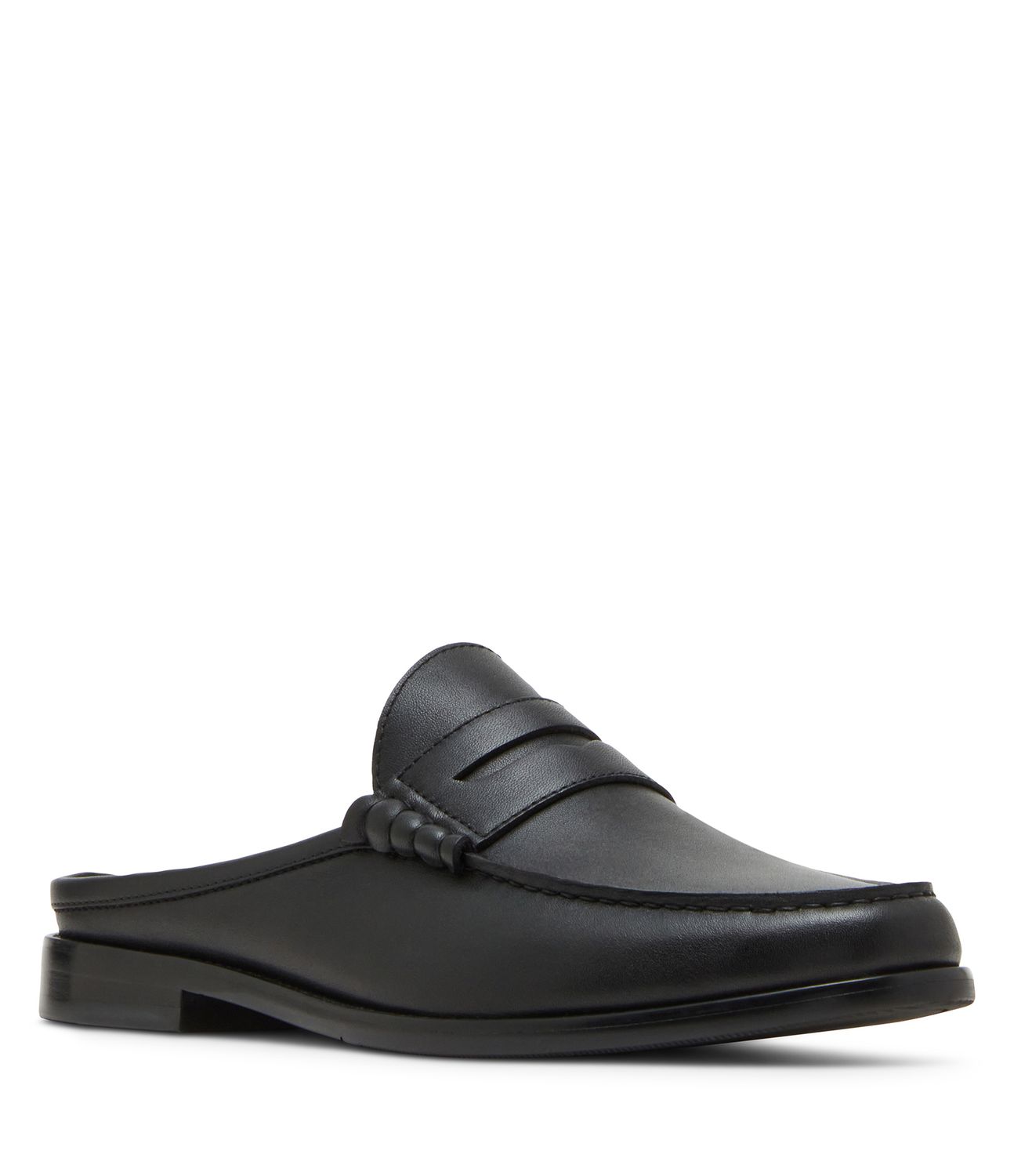 STEVE MADDEN MEN LOAFER ABOT01M1 BLACK LEAT