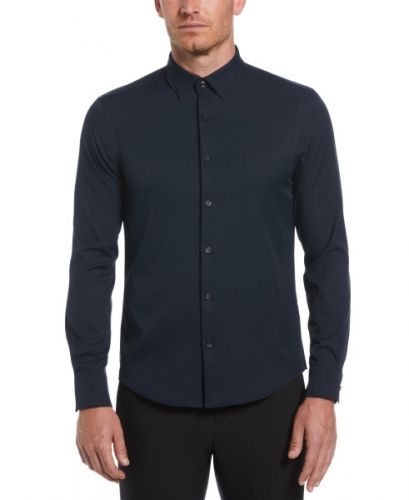 PERRY ELLIS MEN L/S SHIRT DARK SAPPHIRE 4JSW4000-405