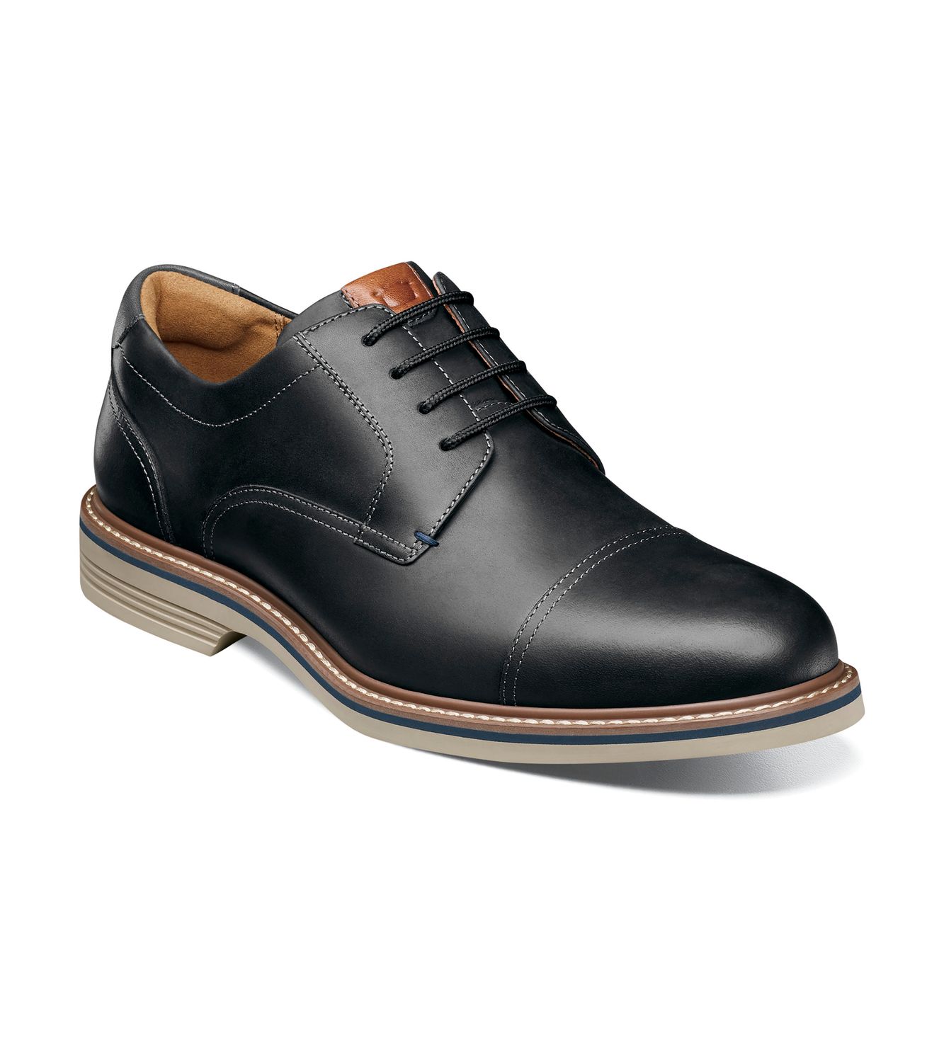 FLORSHEIM MEN NORWALK CAP TOE OXFORD SHOE 13368-010