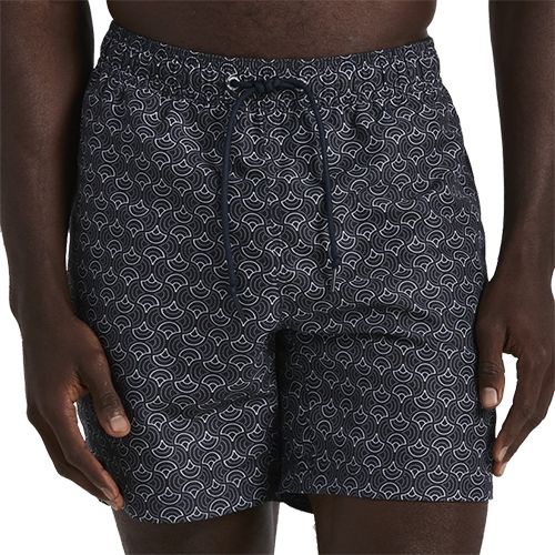 PERRY ELLIS MEN SWIM TRUNKS PRINTED DARK SAPPHIRE L 4LSS7023-405
