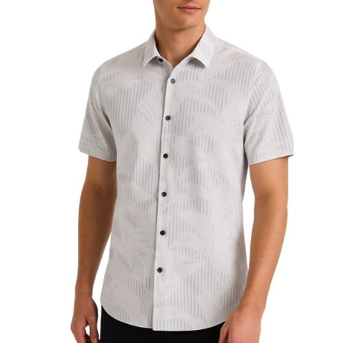 PERRY ELLIS MEN S/S SHIRT KENTUCKY BLUE 4KRW7007-496
