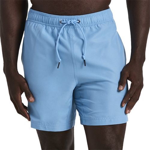 PERRY ELLIS MEN SWIM TRUNKS SOLID HERITAGE BLUE 4KRS7000-456
