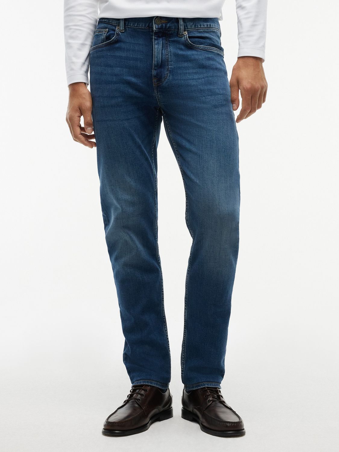 TOMMY HILFIGER MEN BLEECKER DARK INDIGO JEANS MW0MW390411CX