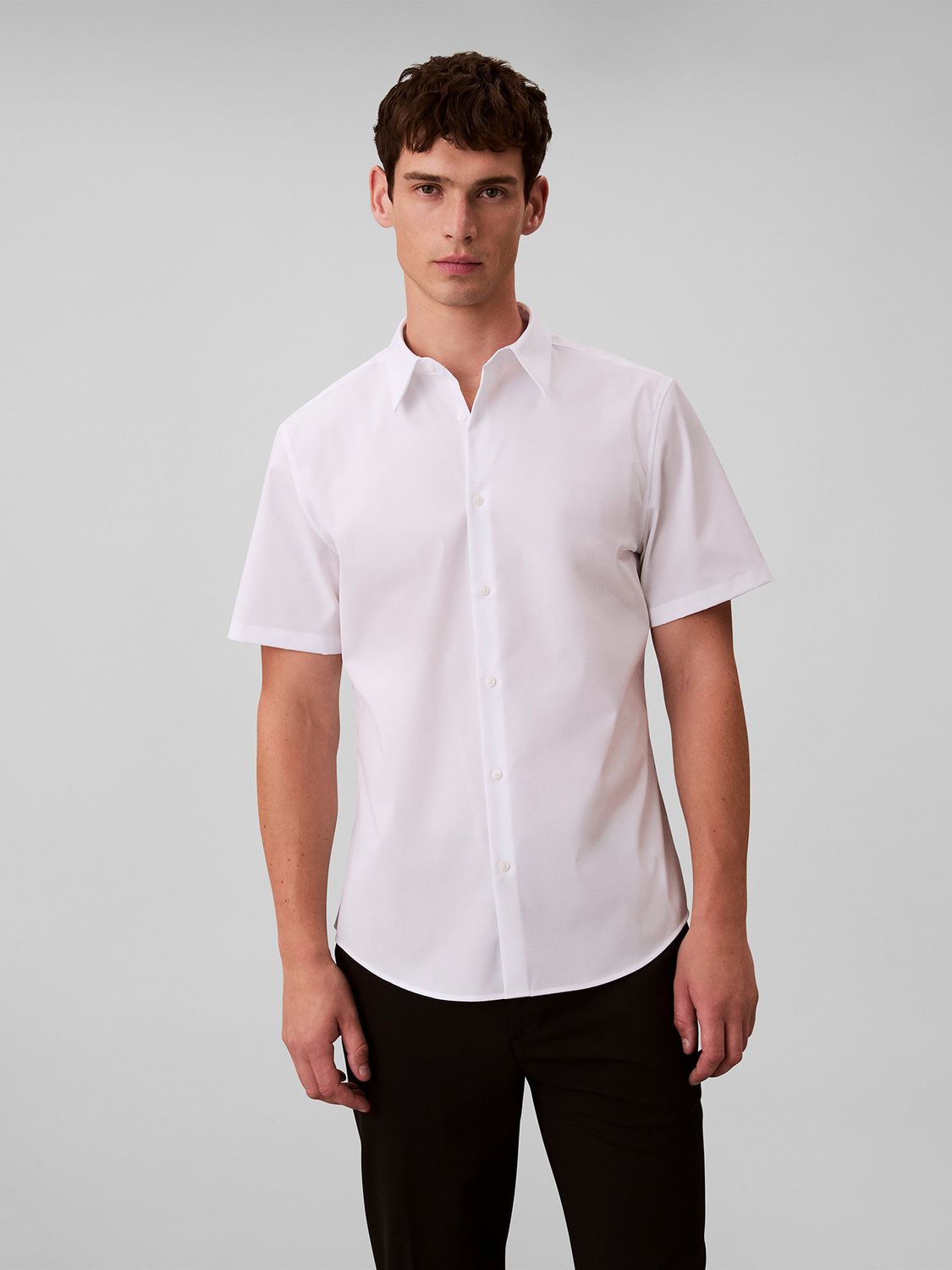 CALVIN KLEIN MEN SUPIMA SLIM S/S SHIRT 4LF126G110