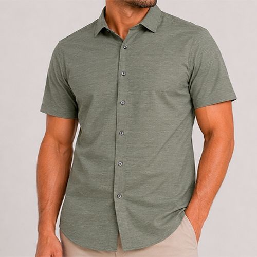 PERRY ELLIS MEN CASUAL S/S SHIRT 4KSW8505-301