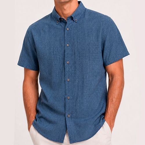 PERRY ELLIS MEN CASUAL S/S SHIRT 4LSW8700-405