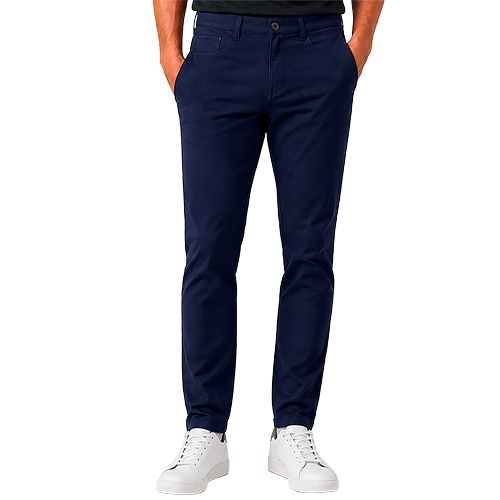 PERRY ELLIS MEN NAVY CASUAL PANT 4JSB8650-401