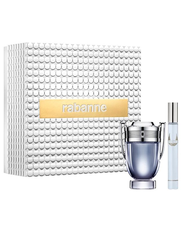PACO RABANNE MEN INVICTUS EDT 2PC TRAVEL GIFT SET 3349668628476