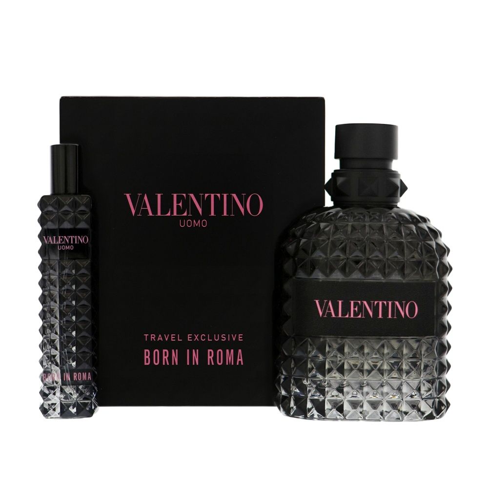 VALENTINO UOMO MEN BORN IN ROMA 2PC EDT GIFT SET 3660732673032