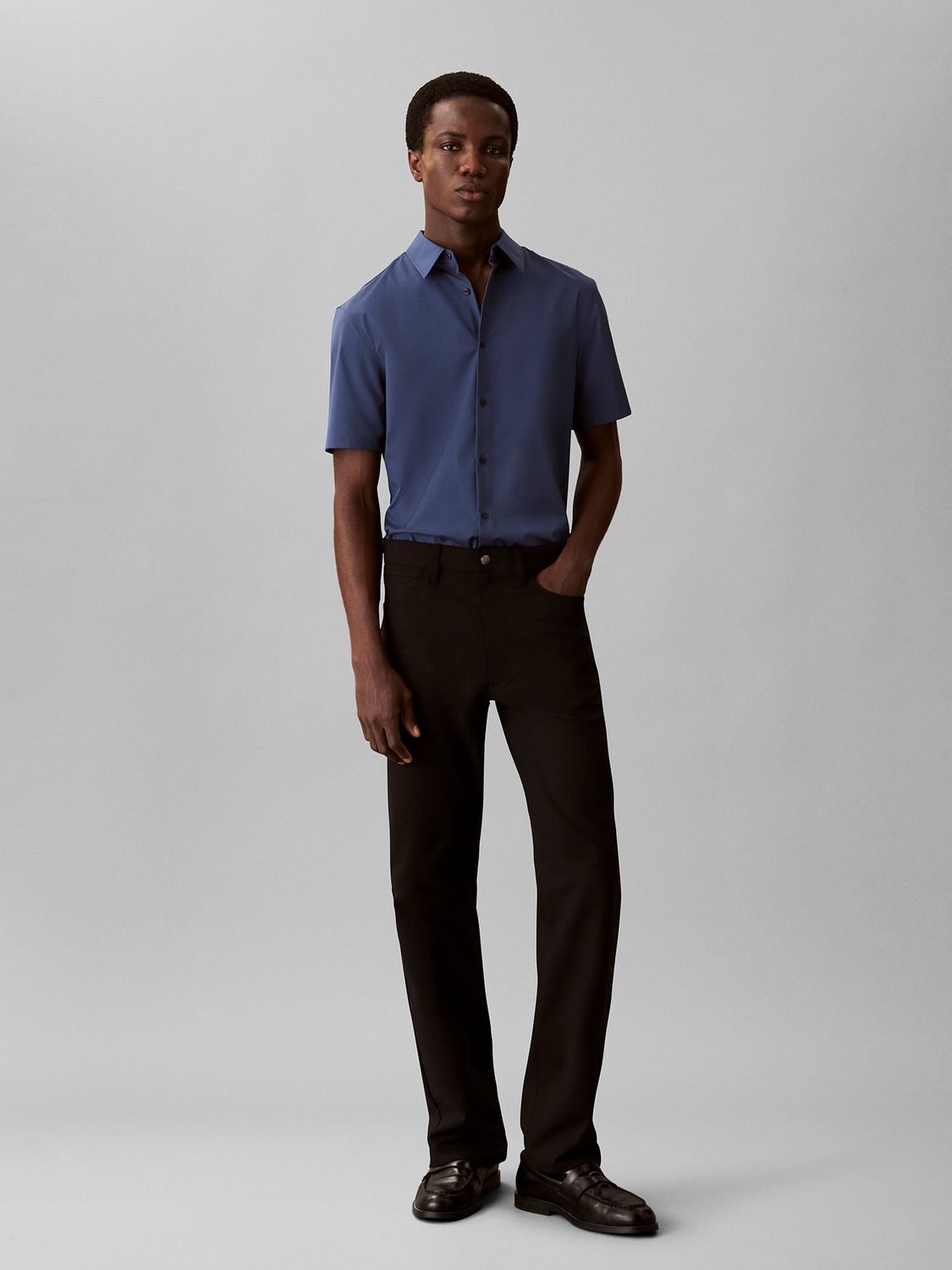 CALVIN KLEIN MEN SUPIMA SLIM S/S SHIRT 4LF126G410